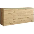 Produktbild: P & B Sideboard Vera, Eiche Artisan, Kunststoff, 2 Fächer, 3 Schublade(n) Schubladen, 150x67.9x39.5 cm, Fsc, stehend, Wohnzimmer, Kommoden & Sideboards, Sideboards