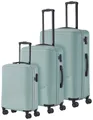 Produktbild: travelite Trolleyset BALI 4w L/M/S, 4 Rollen, (Set, 3 tlg., Hartschalen Trolley Set), Kofferset Reisegepäck Reisekoffer Hartschallenkoffer TSA Schloss