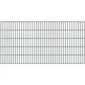 Produktbild: Doppelstab-Gittermatte, Typ 6/5/6, ohne Überstand, Breite 2000 mm x Höhe 1000 mm, Farbe: grün RAL 6005 - Grün