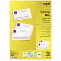 Produktbild: Sigel DP830 Bedruckbare Visitenkarten, microperforiert 85 x 55 mm Hochweiß 15...