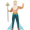 Produktbild: Gott des Meers Verkleidung - Poseidon Kostüm Neptun Meeresgott Gr. S - XXL Gr. XXL - XXL