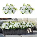 Produktbild: VEVOR Kunstblumen 10 Stück, Blumenkugel-Arrangement-Bouquet, 240 x 240 x 120 mm, Hochzeitsrosen-Tischdekoration, Seidenrosen für Hochzeits-Tisch-&