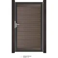 Produktbild: GroJa Solid Steckzaun Tor Universal-DIN Walnuss 100 cmx 180 cm