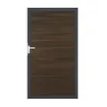 Produktbild: GrojaSolid BPC Steckzaun Universal Tor 100x180cm walnuss-anthrazit