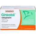 Produktbild: Ginkobil ratiopharm 120mg mit Ginkgo biloba 120 St