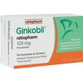 Produktbild: GINKOBIL ratiopharm 120 mg Filmtabletten, 120 Stück