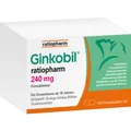 Produktbild: Ginkobil® ratiopharm 240mg mit Ginkgo biloba