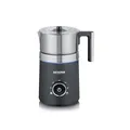Produktbild: SEVERIN SPUMA 700 Induktions-Milchaufschäumer, elektrischer Milchaufschäumer ohne Anbrennen, spülmaschinengeeigneter Milchschäumer, Edelstahl-gebürstet/schwarz-matt, SM 3586