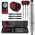 Produktbild: Harrows Rage Tungsten Style Darts | Steeldarts-Set mit Tragetasche | 21g, 22g, 23g & 24g| Enthält Speedline-Schäfte und 100-Mikron-Rage-Flights (21g)