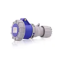Produktbild: Intratec CEE Starkstrom Steckdose 16A, 3-polig – Industriestecker für Innen- und Außenbereich, Einspeisesteckdose IP67, 230 V, SB, RoHS, Reach, Blau/Grau