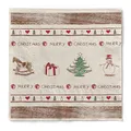 Produktbild: Sovie HOME Serviette Nostalgie aus 3-lagigem Tissue, Einweg Weihnachtsserviette Winterlich, ideal für Advents- & Weihnachtsfeiern, 33 x 33 cm, 20 Stück