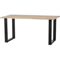 Produktbild: WOOOD Tablo Esstisch aus Eichenholz, U-Tischbein, Braun, 160 x 90 cm - Naturbelassen