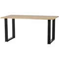 Produktbild: Livetastic Esstisch Tablo, Natur, Schwarz, Holz, Eiche, vollmassiv, rechteckig, U-Form, 90x75x160 cm, Esszimmer, Tische, Esstische