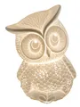 Produktbild: Formano Eule als Deko-Lampe Tischleuchte Nachttischlampe Nachttischleuchte Stimmungslampe Porzellan-Lampe Weiss 20cm