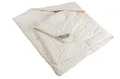 Produktbild: franknatur 4-Jahreszeitenbett Nadia, Füllung: 100% Schurwolle kbT, Bezug: 100% Baumwolle kbA, Bettdecke mit Merino-Wolle und Baumwolle in Bio-Qualität