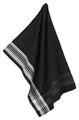 Produktbild: Kela Gianna Geschirrtuch Küchentuch Baumwolle schwarz grau 50 x 70 cm