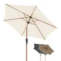 Produktbild: Doppler City Wood Balkonschirm 250cm Natur mit Kurbel UV-Schutz 50+