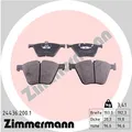Produktbild: ZIMMERMANN Brake Pad Set, disc brake 24436.200.1