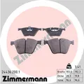 Produktbild: 1x ORIGINAL® Zimmermann Bremsbelagsatz, Scheibenbremse Vorne für BMW X5 7 X6 5