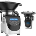 Produktbild: Chef-O-Matic® Kitchen Robot - Küchenmaschine mit Kochfunktion 1000 W, 3,00 l Schüssel, mit Dampfgaraufsatz, digitale Waage und Zubehör - Weiß