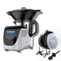Produktbild: Best Direct® Küchenmaschine mit Kochfunktion Chef-O-Matic® Kitchen Robot, 1000 W, 3,00 l Schüssel, mit Dampfgaraufsatz, digitale Waage