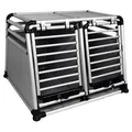 Produktbild: Nobby Aluminium Carbox Hundetransportbox 83,5x96,5x68,6 cm Doppelbox