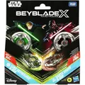 Produktbild: Hasbro Beyblade X und Star Wars Collab Luke Skywalker 4-80B vs. Darth Vader 4-60B Multipack, Set (Englisch) (G0290ES0)
