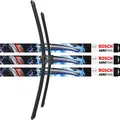 Produktbild: 3x Scheibenwischer Wischblatt 3397118931 550mm/450mm AeroTwin SET BOSCH A931S