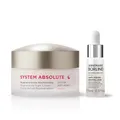 Produktbild: ANNEMARIE BÖRLIND SYSTEM ABSOLUTE SYSTEM Nachtpflege-Set - Regenerierende Nachtcreme (50ml) + Kennenlerngröße Anti-Aging Revitalizer (5ml) - Pflegend, Straffend, Regenerierend