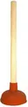 Produktbild: Ausgussreiniger mit Holzstiel Gummiglocke = Du: 14cm  120920001