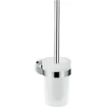 Produktbild: Hansgrohe Logis Universal Bürstengarnitur 41722000 mit Glaseinsatz, Messing, Wandversion, chrom