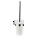 Produktbild: hansgrohe Logis Universal - Toilettenbürste mit Halter, Toilettenbüstenhalter für Wandmontage, WC-Bürste mit Halter, verdeckte Befestigung, Badezimmer Zubehör, Chrom, 41722000