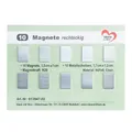 Produktbild: | Mini Magnete Rechteckig | 10 Stück | Kleine Flache Magnete zum Basteln | 1,...