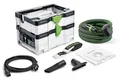 Produktbild: Festool Absaugmobil CTL SYS CLEANTEC (mit Filtersack montiert, Saugschlauch mit Winkeldrehausgleich saugerseitig, Polsterdüse, Fugendüse, Tragegurt)