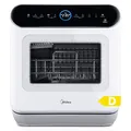 Produktbild: Midea Tischgeschirrspüler für 3 Gedecke, mit und ohne Wasseranschluss Verwendbar, IOT-Steuerung, 6+1 Programme, Touch Control, Mini Geschirrspüler für Wohnungen, Schlafsäle und Wohnmobile