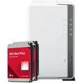 Produktbild: Synology DS223j 8TB WD Red Plus NAS-Bundle NAS inkl. 2x 4TB WD Red Plus 3.5 Zoll SATA Festplatte