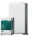 Produktbild: Synology DS223j 4TB Plus HDD NAS-Bundle NAS inkl. 2x 2TB Synology Plus 3.5 Zoll SATA Festplatte BDL_DS223J+HAT3300-2TX2