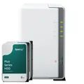Produktbild: Synology DS223j 12TB Plus HDD NAS-Bundle NAS inkl. 2x 6TB Synology Plus 3.5 Zoll SATA Festplatte BDL_DS223J+HAT3300-6T