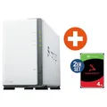 Produktbild: Synology Diskstation DS223j NAS System 2-Bay inkl. 2x 4 TB Seagate ST4000VN006 DS223J_ST4000VN006