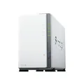 Produktbild: Synology DS223J 2 Bay Desktop NAS, weiß
