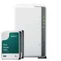Produktbild: Synology DS223j 16TB Plus HDD NAS-Bundle NAS inkl. 2x 8TB Synology Plus 3.5 Zoll