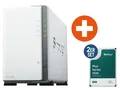 Produktbild: Synology DS223j NAS System 2-Bay 24 TB inkl. 2x 12 TB Synology HDD HAT3310-12T