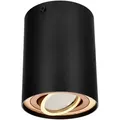 Produktbild: SKAND 1 Schwarzgold GU10 IP20 runder schwarzgoldener Deckenstrahler EDO777224 EDO - Schwarz/Gold