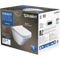 Produktbild: Duravit splrandloses Wand-WC-Set Durastyle Rimless wei mit SoftClose WC-Sitz und Verdeckter Befes (45510900A1)