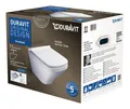 Produktbild: Duravit DuraStyle WC-Set wandhängend rimless Tiefspüler - Weiß Hochglanz - 45510900A1