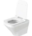 Produktbild: Duravit Wand-WC-Tiefspül-Set DuraStyle inkl. WC-Sitz, Rimless, weiß 45510900A1