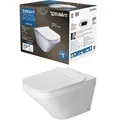 Produktbild: DURAVIT DURASTYLE WAND-WC COMBIPACK SPÜLRANDLOS RIMLESS WC+SITZ WEISS 45510900A1