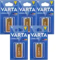 Produktbild: 5 x VARTA Longlife 9V Alkaline 6LP3146