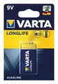 Produktbild: Varta Batterie Block 6AM6 9V 6LR61 Alkali-Mangan 565mAh 17,5x48,5x26,5mm - 4122