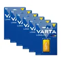 Produktbild: 6x VARTA LongLife 6LR61 Alkaline Batterie 9 Volt E-Block MN1604 4122 9V